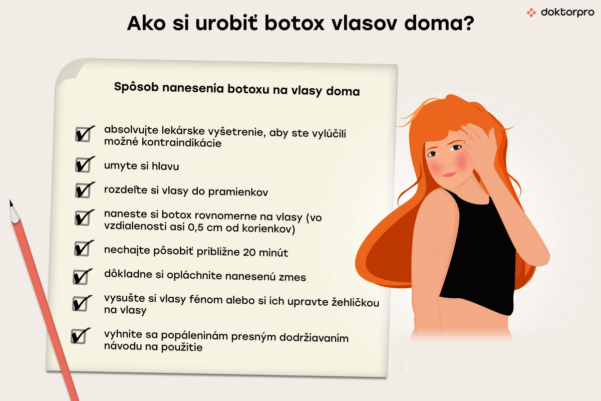 Ako si urobiť botox vlasov doma?