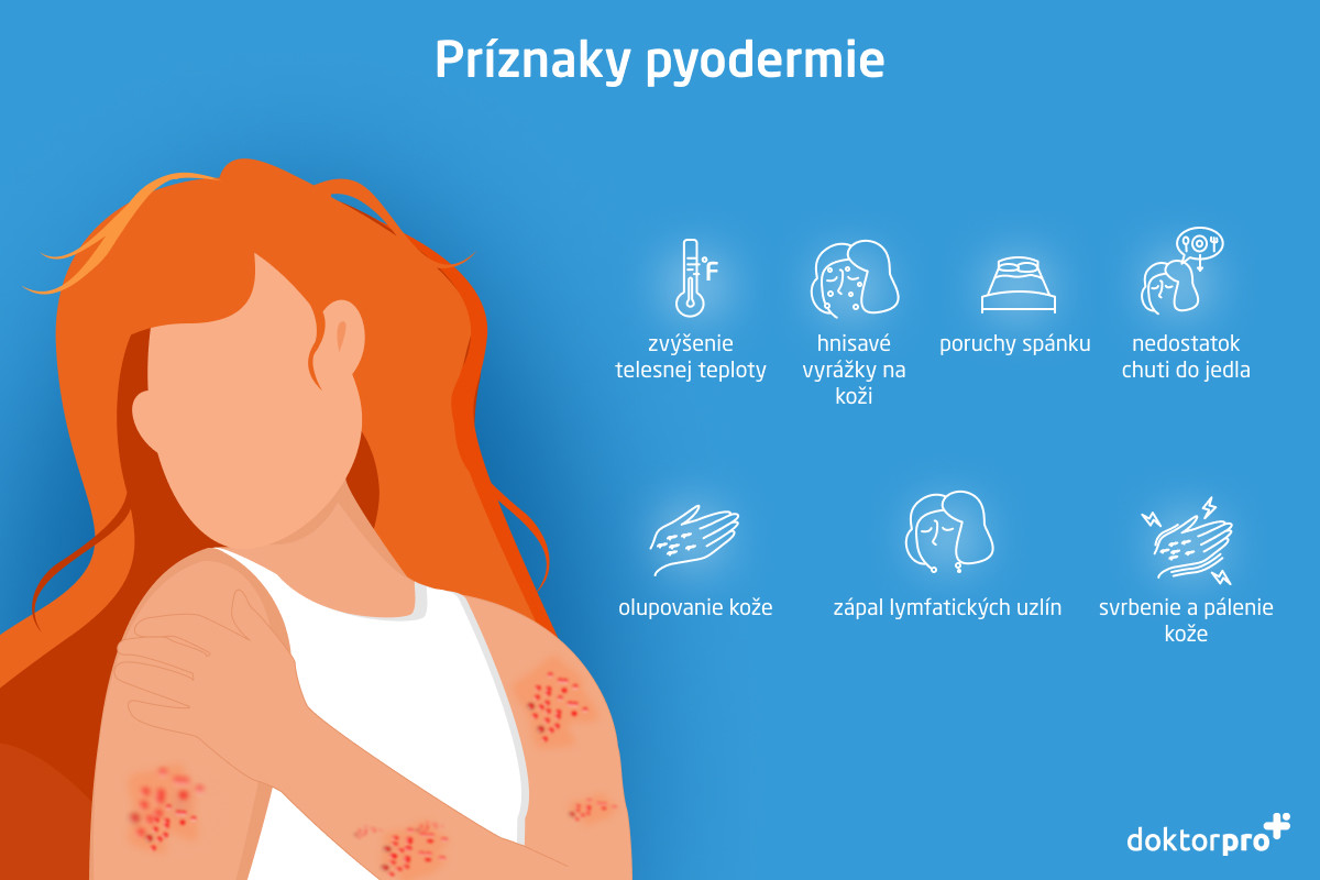 Príznaky pyodermie